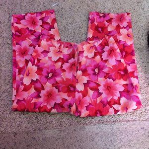 Petite Floral Print Pants